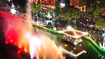 Bình Dương trình diễn nhạc nước nhiều ngày, quy mô lớn trên sông Sài Gòn mừng lễ 30/4