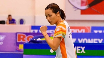 Tay vợt Nguyễn Thùy Linh vào tứ kết giải cầu lông quốc tế tại Đức