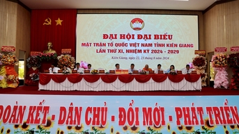 Ngày làm việc thứ nhất Đại hội đại biểu MTTQ Việt Nam tỉnh Kiên Giang lần thứ XI