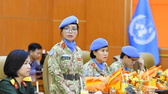 Chủ tịch nước cử 3 sĩ quan tham gia gìn giữ hòa bình Liên Hợp Quốc