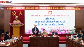 Nhiều ý kiến tâm huyết, xác đáng tại Hội nghị phản biện xã hội dự án Luật di sản văn hóa (sửa đổi)