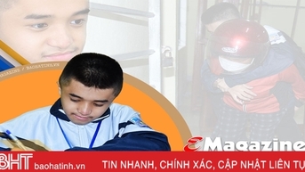 Nghị lực phi thường của cậu học trò “xương thủy tinh” ở Hà Tĩnh