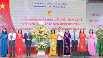 Cầu Giấy tuyên dương các điển hình tiên tiến, nhà giáo mẫu mực