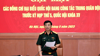 Đại tướng Phan Văn Giang chủ trì gặp mặt các đại biểu Quốc hội