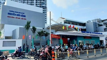 Một trường THCS tại TP.HCM được cải tạo, hiện đại khang trang