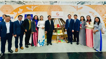 Khai trương gian hàng TPHCM tại Hội sách Frankfurt 2024
