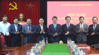 Đồng chí Nguyễn Quang Đức giữ chức Phó Trưởng ban Dân vận Trung ương