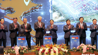Thủ tướng Việt Nam và Singapore khởi công nhiều khu công nghiệp VSIP mới