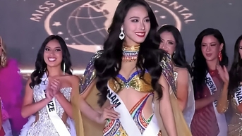 Le Nguyen Ngoc Hang이 2위를 차지했고, 태국이 미스 인터콘티넨탈 2023에서 왕관을 차지했습니다.