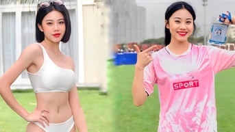 축구에 열정적인 푸토 출신 핫걸의 섹시한 모습