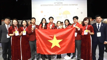 100% học sinh Hà Nội đoạt huy chương tại Olympic Khoa học trẻ quốc tế 2024