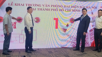Khai trương Văn phòng đại diện Đài Phát thanh và Truyền hình Hà Nội tại thành phố Hồ Chí Minh