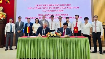 VNR và Tập đoàn RIW (CHLB Đức) ký biên bản ghi nhớ về hợp tác đào tạo hàn ray