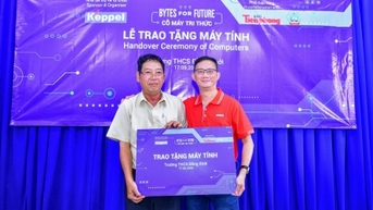Bytes for Future는 베트남 학생들의 정보기술 지식 향상에 기여합니다.