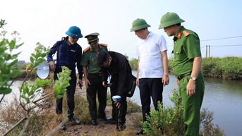 Khu vực Cồn Xanh đã hoàn thành đo đạc đất đợt 3