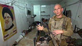 IDF công bố hình ảnh về căn cứ ngầm của Hezbollah ở miền Nam Lebanon