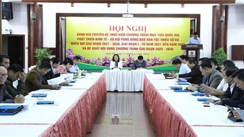 Hội nghị đánh giá chuyên đề thực hiện Chương trình MTQG 1719 tại Đắk Lắk