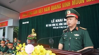 Khai mạc Hội thao bóng đá, bóng chuyền Tổng cục Kỹ thuật năm 2023