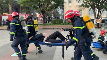 Diễn tập xử lý cháy, nổ quy mô lớn nhất nước, nhiều đường hạn chế lưu thông