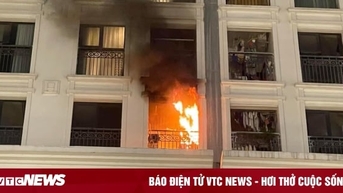 Cháy căn hộ chung cư ở Hà Nội vì chủ nhà nướng cá