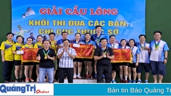 Giải cầu lông Khối thi đua các ban, chi cục thuộc sở
