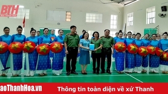 សម្ព័ន្ធនារីខេត្ត Thanh Hoa ចូលរួមវគ្គផ្តាច់ព្រ័ត្រនៃការប្រកួតរបាំប្រជាប្រិយ និងកីឡាជាតិ