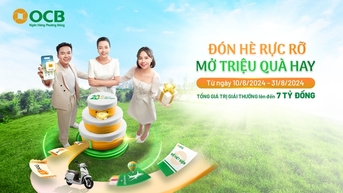 Cùng OCB khám phá hành trình Chọn niềm tin - Trọn thịnh vượng