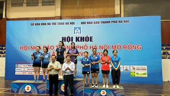 Kết quả Hội khỏe Hội Nhà báo thành phố Hà Nội mở rộng lần thứ 28 năm 2023
