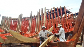IFRC hỗ trợ đóng mới tàu đánh cá cho ngư dân ở Quảng Nam khai thác hải sản