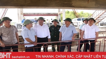 ឆ្លើយតបយ៉ាងសកម្មចំពោះគ្រោះមហន្តរាយធម្មជាតិ ការពារទីតាំងសំខាន់ៗនៅលើទំនប់ La Giang
