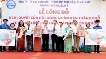 Phường Tân Định, quận 1 có 14 khu phố mới