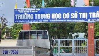 Kiên Giang: Hiệu trưởng tự ý chuyển cơ sở vật chất là có, sai đến đâu xử đến đó