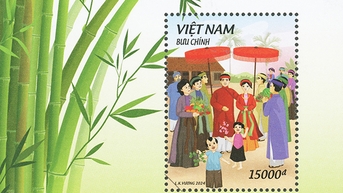 Bộ TT&TT phát hành tem bưu chính kể chuyện ‘Cây tre trăm đốt’ 