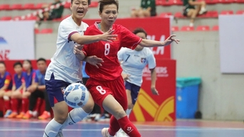 Tuyển futsal nữ Việt Nam giành vé dự Asian Cup