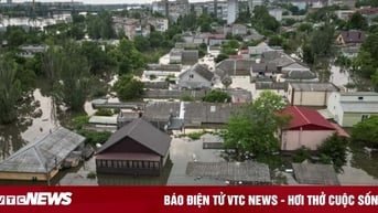 600 km2 vùng Kherson chìm ngập dưới nước sau vỡ đập Kakhovka