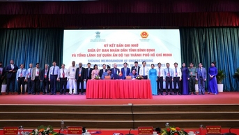 Bình Định ký kết hợp tác với nhiều đối tác Ấn Độ