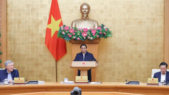 [Ảnh] Thủ tướng Phạm Minh Chính chủ trì họp chuyên đề về xây dựng pháp luật tháng 1/2025
