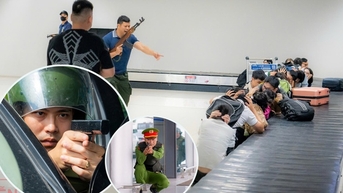 មើលការអនុវត្តសន្តិសុខអាកាសយានដ្ឋាន Noi Bai ឆ្លើយតបទៅនឹងស្ថានភាពឈ្លានពានរបស់ភេរវករ