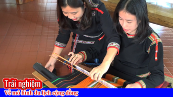គំរូទេសចរណ៍សហគមន៍នៅភូមិអាកូដុង។ Ban Me Thuot city - Dak Lak