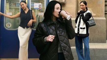 Nữ ca sĩ có thời trang mùa đông rất trẻ trung, sang trọng dù toàn diện đồ tối màu