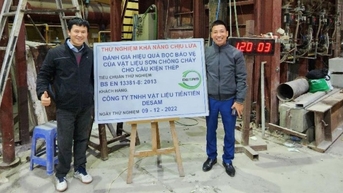 Các nhà khoa học Việt Nam làm chủ công nghệ sơn chống cháy