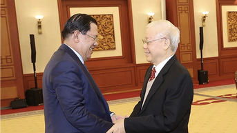 Tổng Bí thư Nguyễn Phú Trọng gửi Thư chúc mừng Chủ tịch Đảng Nhân dân Campuchia Hun Sen