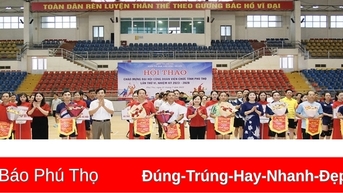 Hội thao chào mừng Đại hội Công đoàn viên chức tỉnh lần thứ VI