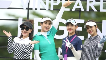 Hoa hậu Ngọc Hân cùng dàn người đẹp khoe sắc ở Championship Pro-Am