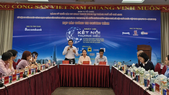40 gian hàng tham gia ngày hội kết nối thương hiệu tại TPHCM