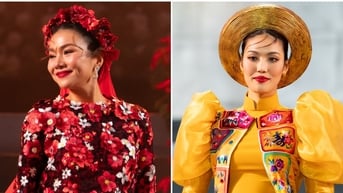 Siêu mẫu Thanh Hằng, Lan Khuê lả lướt áo dài trong tiết trời 15 độ C