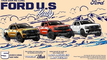 Mua xe bán tải Ford Ranger có cơ hội du lịch nước Mỹ, tham dự sự kiện Raptor Rally