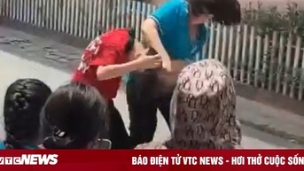 ទើបតែចូលឆ្នាំសិក្សាថ្មី សិស្សស្រីនៅខេត្ត Nghe An បានឈ្លោះប្រកែកគ្នា។