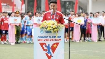 Hình ảnh ấn tượng ngày khai màn giải bóng đá Thanh Niên sinh viên Việt Nam