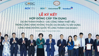 3 ngân hàng Việt Nam cấp 1,8 tỷ USD cho dự án sân bay Long Thành